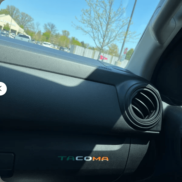 2016 - 2023 Toyota Tacoma Compatible Glove box/Dash Inlay Decal (SKU#12) - Texas Decal King, LLC