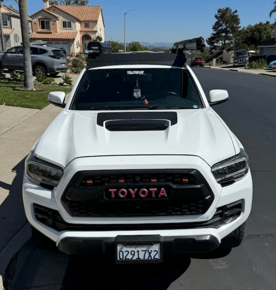 2016 - 2023 Toyota Tacoma TRD Pro Grille Letter Vinyl Decal Overlays - Premium Compatible Accessories (SKU#15) - Texas Decal King, LLC