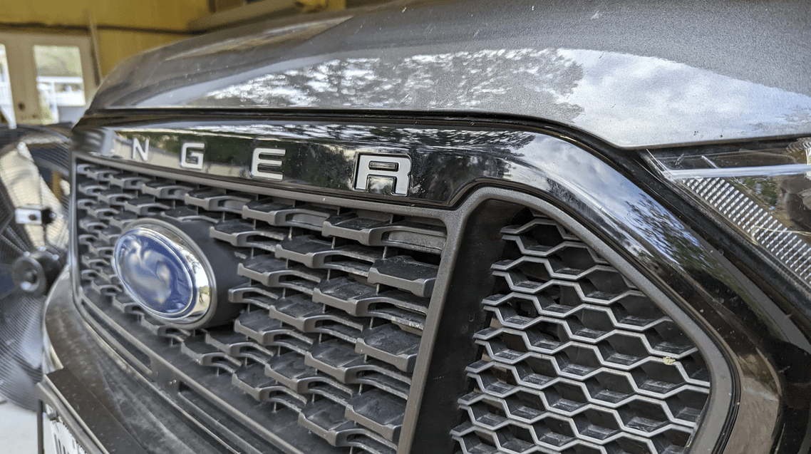 2019 - 2023 Ford Ranger Grill Vinyl Decal Letter Inserts - Custom Upgrade for Vehicle Enthusiasts (SKU#11) - Texas Decal King, LLC