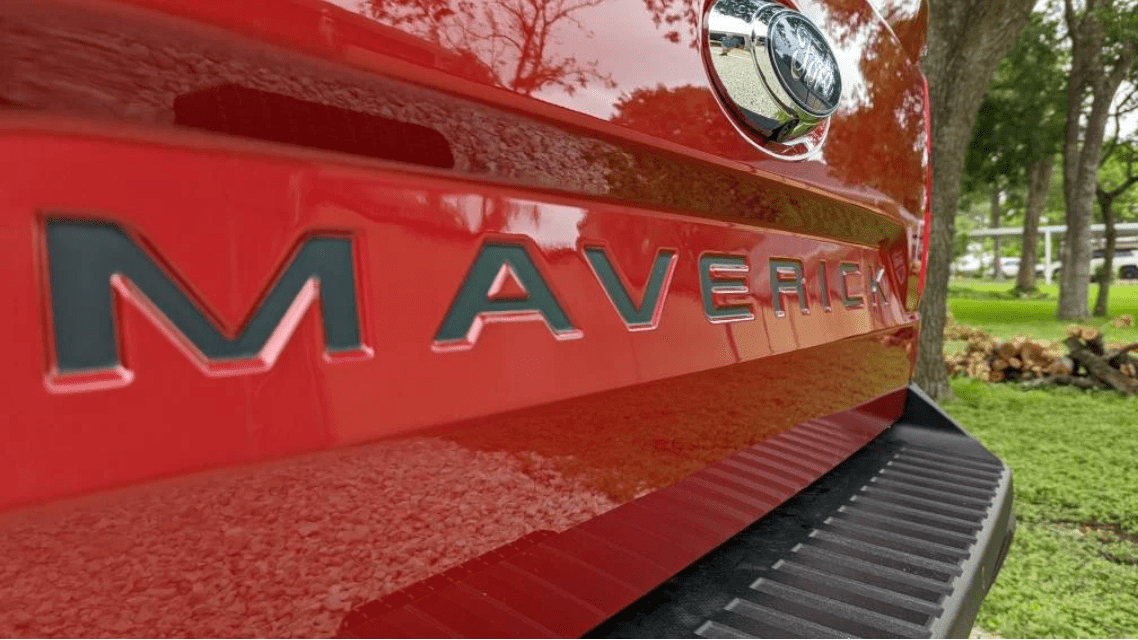 2022 - 2023 Ford Maverick Tailgate Decal Graphics Set - Custom Vinyl Stickers for Truck Rear (SKU#9) - Texas Decal King, LLC