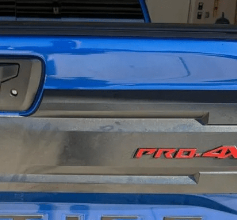 2022 - 2024 Nissan Frontier Pro - 4X Tailgate Decal - Custom Vinyl Sticker for Pickup Truck (SKU#17) - Texas Decal King, LLC