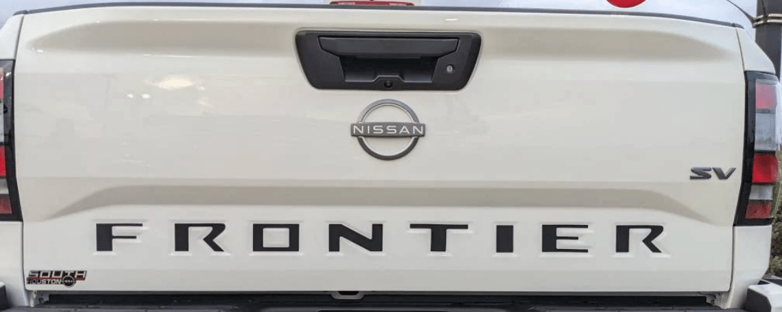 2022 - 2024 Nissan Frontier Tailgate Decal Inlay Set - Flat Design for Enhanced Customization (SKU#22) - Texas Decal King, LLC