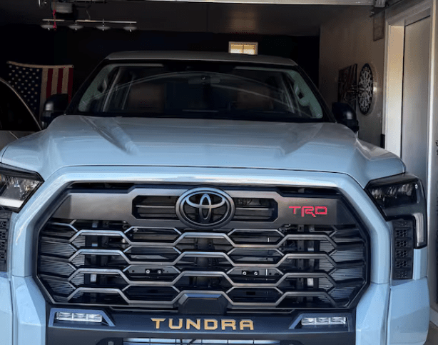2022 - 2024 Toyota Tundra Front Bumper Decal Inlays - Flat Design for Lower/Center (SKU#6) - Texas Decal King, LLC