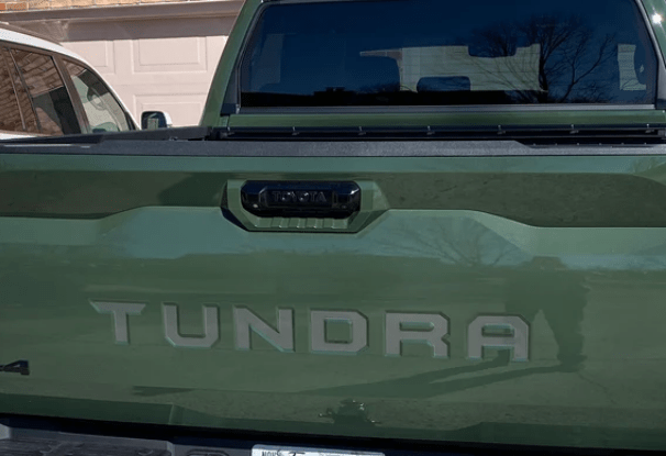 2022 - 2024 Toyota Tundra Tailgate Decal Inlay Set - Sleek OEM - Style Design for Customized Truck Look (SKU#7) - Texas Decal King, LLC