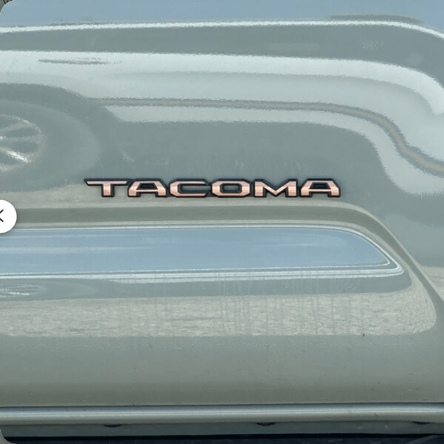 2024 - 2025 Toyota Tacoma Door Emblem Decal Overlays - Customize Both Sides of Your Truck - Texas Decal King, LLC
