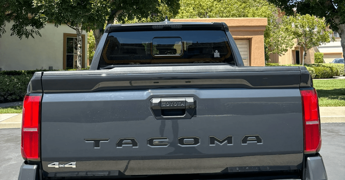 2024 to 2025 Toyota Tacoma Tailgate Logo Letter Inlays - Flat Design Decals for Truck Customization (SKU#1) - Texas Decal King, LLC