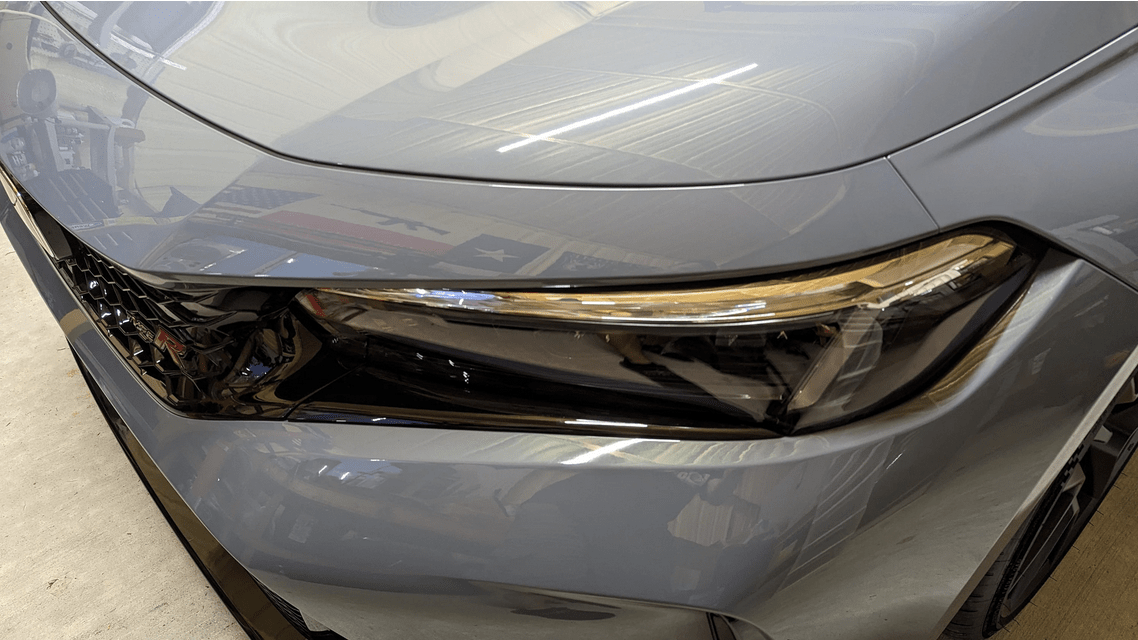 Honda Civic 5dr & Type R Headlight Side Marker Tinted Overlays 2021 - 2025 | Smoked Lens Protection Film - Texas Decal King, LLC