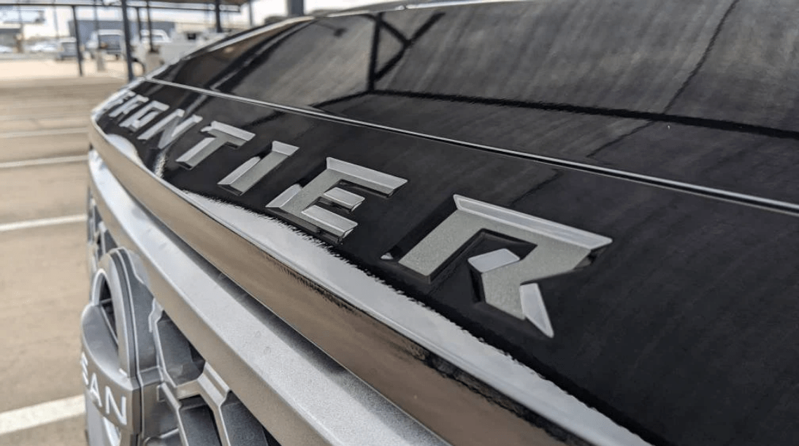 Nissan Frontier Front Grille Inlay Decal 2022 - 2024+ - Custom Vinyl Overlay for Truck Styling (SKU#21) - Texas Decal King, LLC