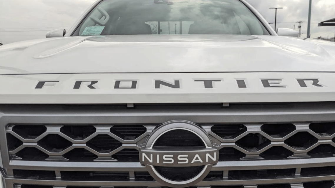 Nissan Frontier Front Grille Inlay Decal 2022 - 2024+ - Custom Vinyl Overlay for Truck Styling (SKU#21) - Texas Decal King, LLC