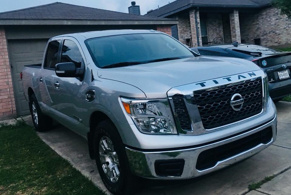 Nissan Titan Hood & Grille Decal Lettering Inlay Sticker Emblem 2016 - 2019 | Custom Exterior Accessory - Texas Decal King, LLC