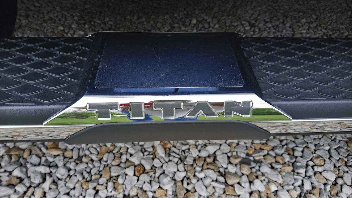 Nissan Titan Side Step Decals & Lettering for 2016 - 2019 Models - Custom Vinyl Graphics (SKU#001) - Texas Decal King, LLC