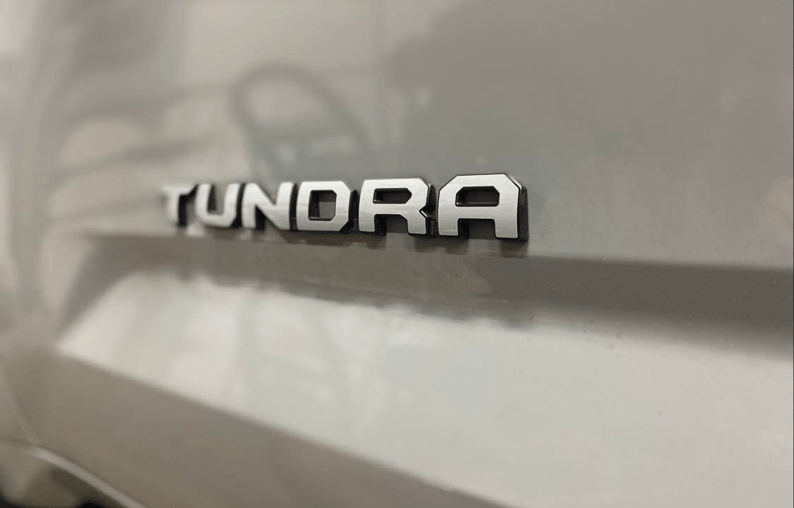 Toyota Side Door Emblem Overlay Decals 2022 - 2024 - Custom TRD Pro Tundra Accessories (SKU#4) - Texas Decal King, LLC