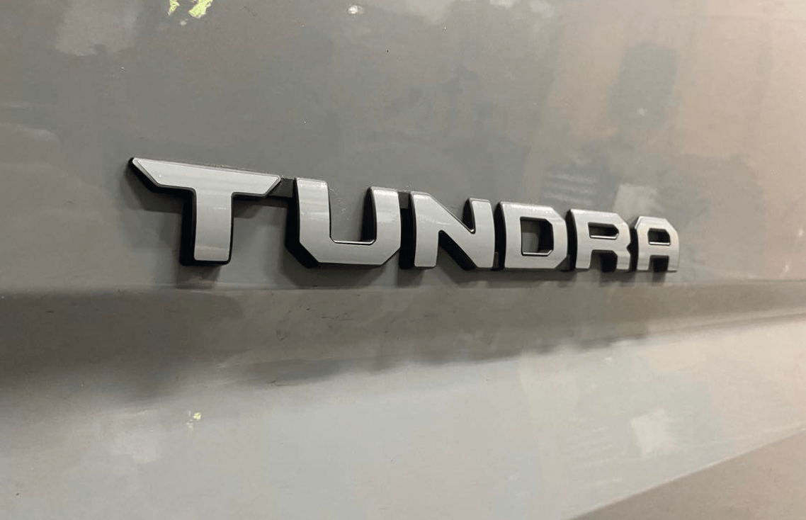 Toyota Side Door Emblem Overlay Decals 2022 - 2024 - Custom TRD Pro Tundra Accessories (SKU#4) - Texas Decal King, LLC