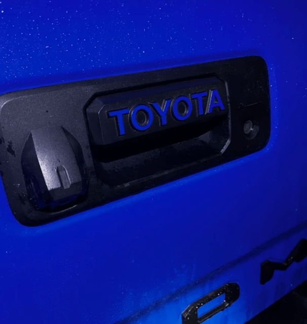 Toyota Tacoma Tailgate Handle Overlay Decal Sticker | TRD Pro Accessory | 2016 - 2023 Model Upgrade (SKU#12) - Texas Decal King, LLC