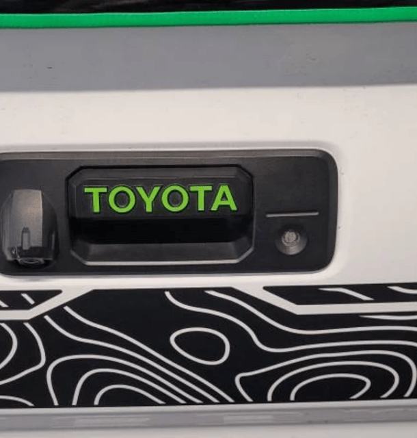Toyota Tacoma Tailgate Handle Overlay Decal Sticker | TRD Pro Accessory | 2016 - 2023 Model Upgrade (SKU#12) - Texas Decal King, LLC