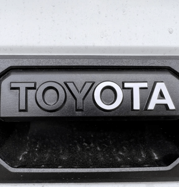 Toyota Tacoma Tailgate Handle Overlay Decal Sticker | TRD Pro Accessory | 2016 - 2023 Model Upgrade (SKU#12) - Texas Decal King, LLC