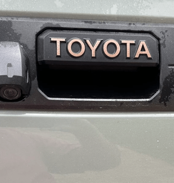 Toyota Tacoma Tailgate Handle Overlay Decal Sticker | TRD Pro Accessory | 2016 - 2023 Model Upgrade (SKU#12) - Texas Decal King, LLC