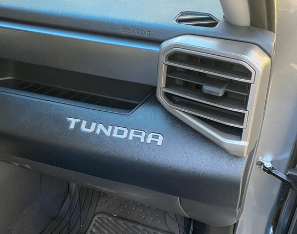 Toyota Tundra Glove box & Upper Decal Inlays 2022 - 2024 | Custom Interior Accessory for TRD PRO Models (SKU#3) - Texas Decal King, LLC