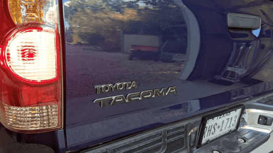 2005 - 2015 Toyota Tacoma Door/Tail Emblem Decal Overlays (sr5/prerunner, etc) - Texas Decal King, LLC