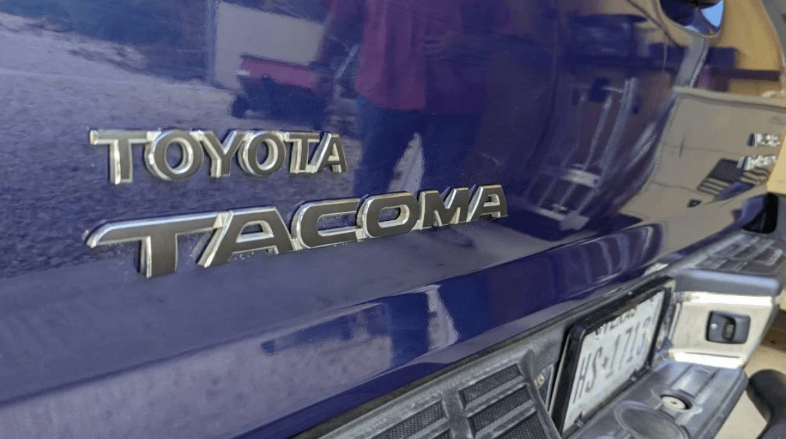2005 - 2015 Toyota Tacoma Door/Tail Emblem Decal Overlays (sr5/prerunner, etc) - Texas Decal King, LLC