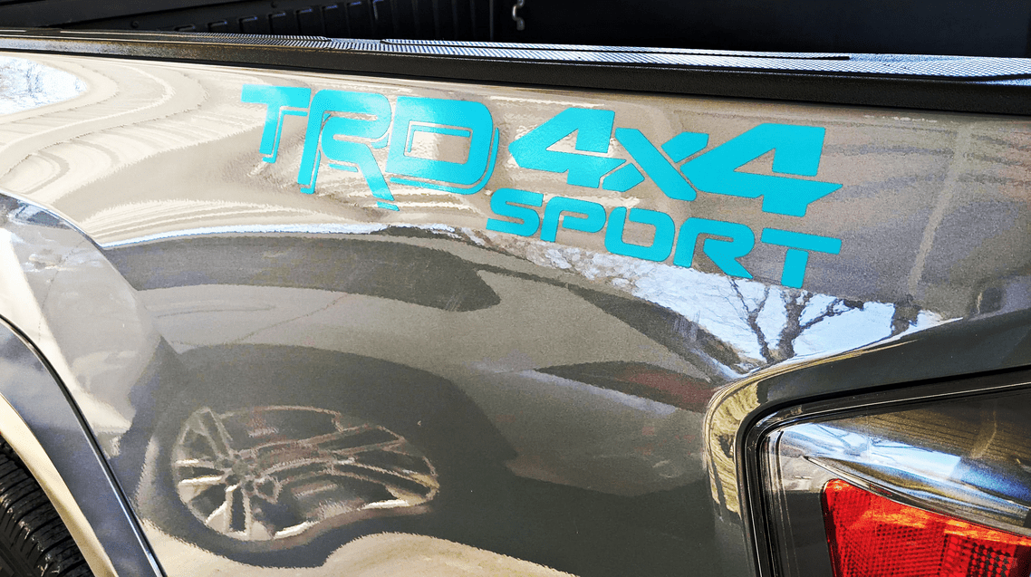 2005 - 2024 Toyota Tacoma/Tundra Bedside TRD Decal 4x2/4x4 - Texas Decal King, LLC