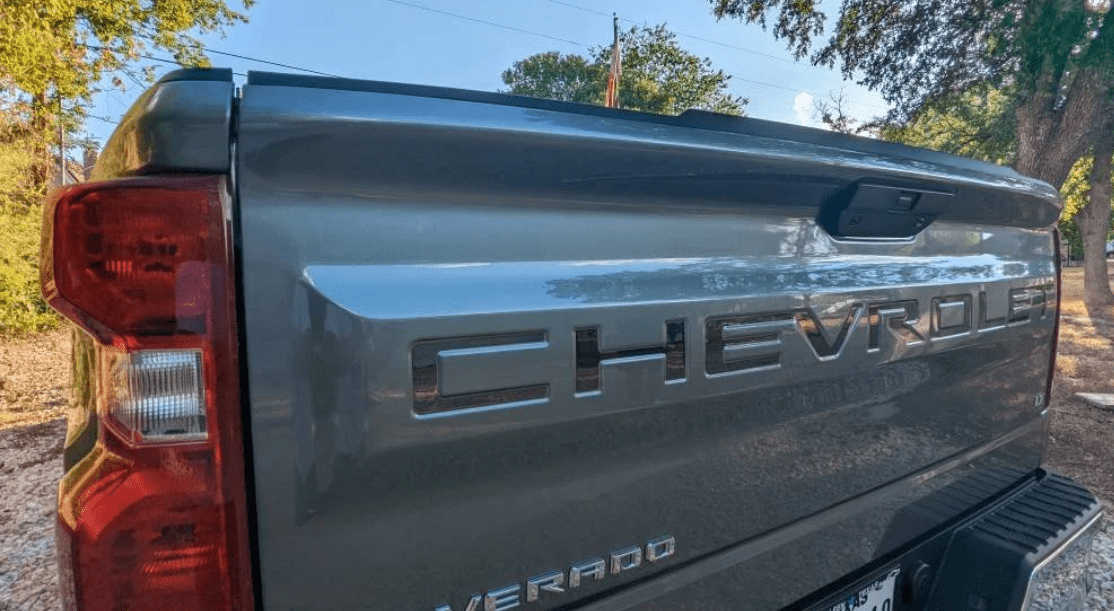 2019 - 2022 Chevrolet Silverado Tailgate Decal Inlay Set - Custom Rear Face Design for Truck Styling - Texas Decal King, LLC