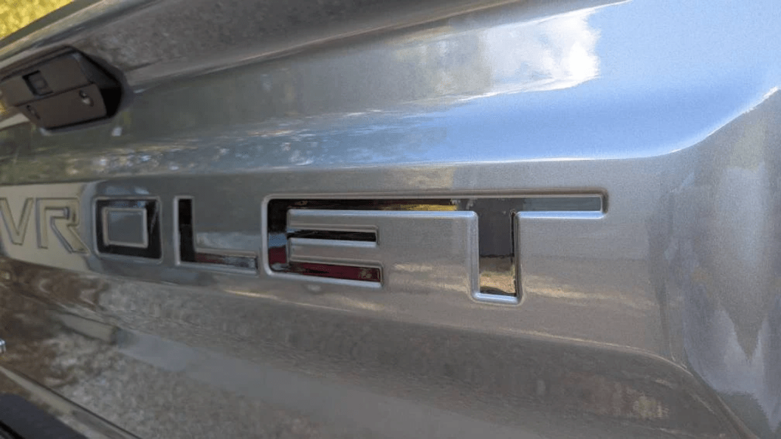 2019 - 2022 Chevrolet Silverado Tailgate Decal Inlay Set - Custom Rear Face Design for Truck Styling - Texas Decal King, LLC