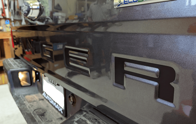 2019-2023 Ford Ranger Tailgate Vinyl Decal Letters - Custom Insert Sti ...