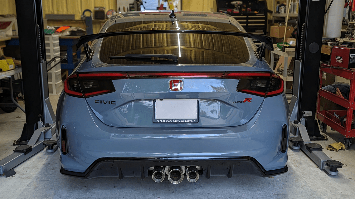 2022 - 2024 Honda Civic 5DR Hatchback & Type R Rear Tail Light Tinted ...