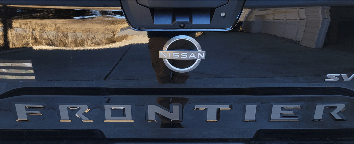 2022 - 2024 Nissan Frontier Tailgate Decal Inlay Set - Flat Design for Enhanced Customization (SKU#22) - Texas Decal King, LLC