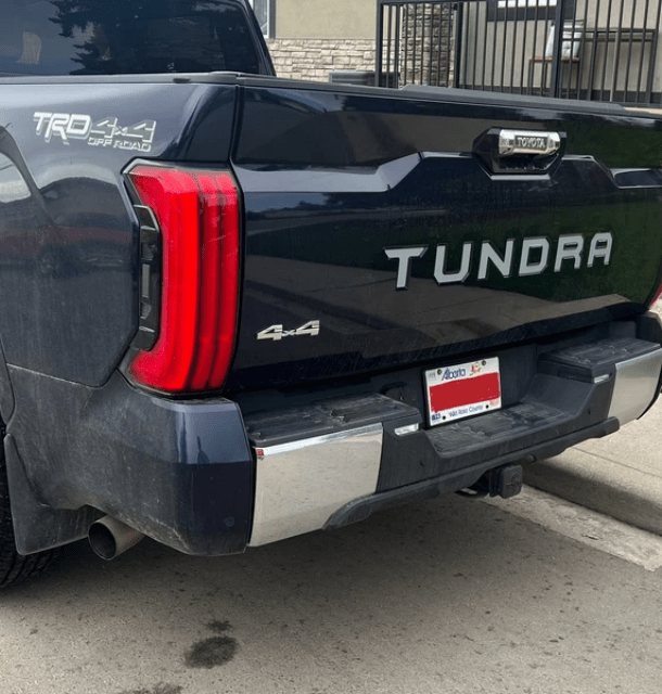 2022 - 2024 Toyota Tundra Tailgate Decal Inlay Set - Sleek OEM - Style Design for Customized Truck Look (SKU#7) - Texas Decal King, LLC