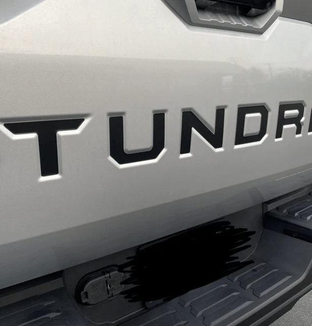 2022 - 2024 Toyota Tundra Tailgate Decal Inlay Set - Sleek OEM - Style Design for Customized Truck Look (SKU#7) - Texas Decal King, LLC