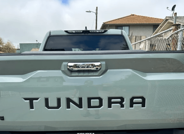 2022 - 2024 Toyota Tundra Tailgate Decal Inlay Set - Sleek OEM - Style Design for Customized Truck Look (SKU#7) - Texas Decal King, LLC