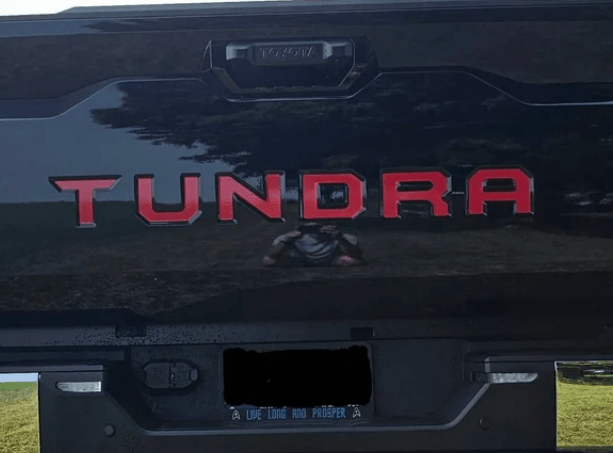 2022 - 2024 Toyota Tundra Tailgate Decal Inlay Set - Sleek OEM - Style Design for Customized Truck Look (SKU#7) - Texas Decal King, LLC