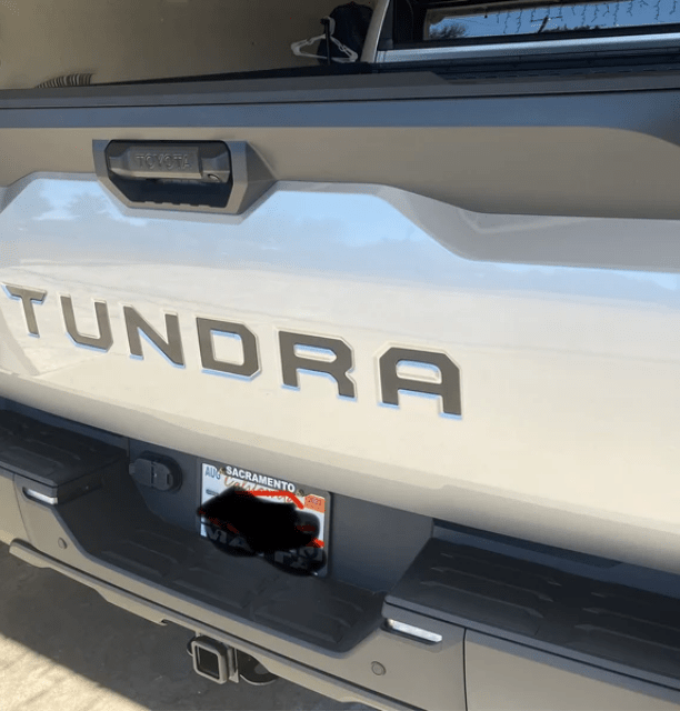 2022 - 2024 Toyota Tundra Tailgate Decal Inlay Set - Sleek OEM - Style Design for Customized Truck Look (SKU#7) - Texas Decal King, LLC
