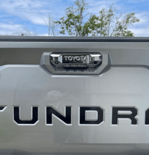 2022 - 2024 Toyota Tundra Tailgate Decal Inlay Set - Sleek OEM - Style Design for Customized Truck Look (SKU#7) - Texas Decal King, LLC