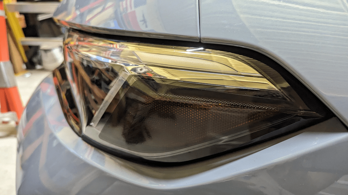 Type R Overlays Honda Civic 5dr & Type R Headlight Side Marker Tinted Overlays 2021-20 ...