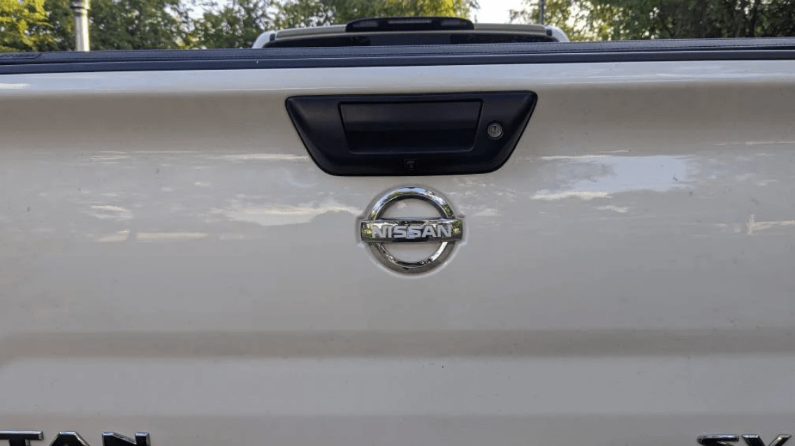 Personalized Nissan Titan Grille & Tailgate (Nissan) Emblem Decal - Premium Vinyl Lettering for 2016 - 2023 Models - Texas Decal King, LLC