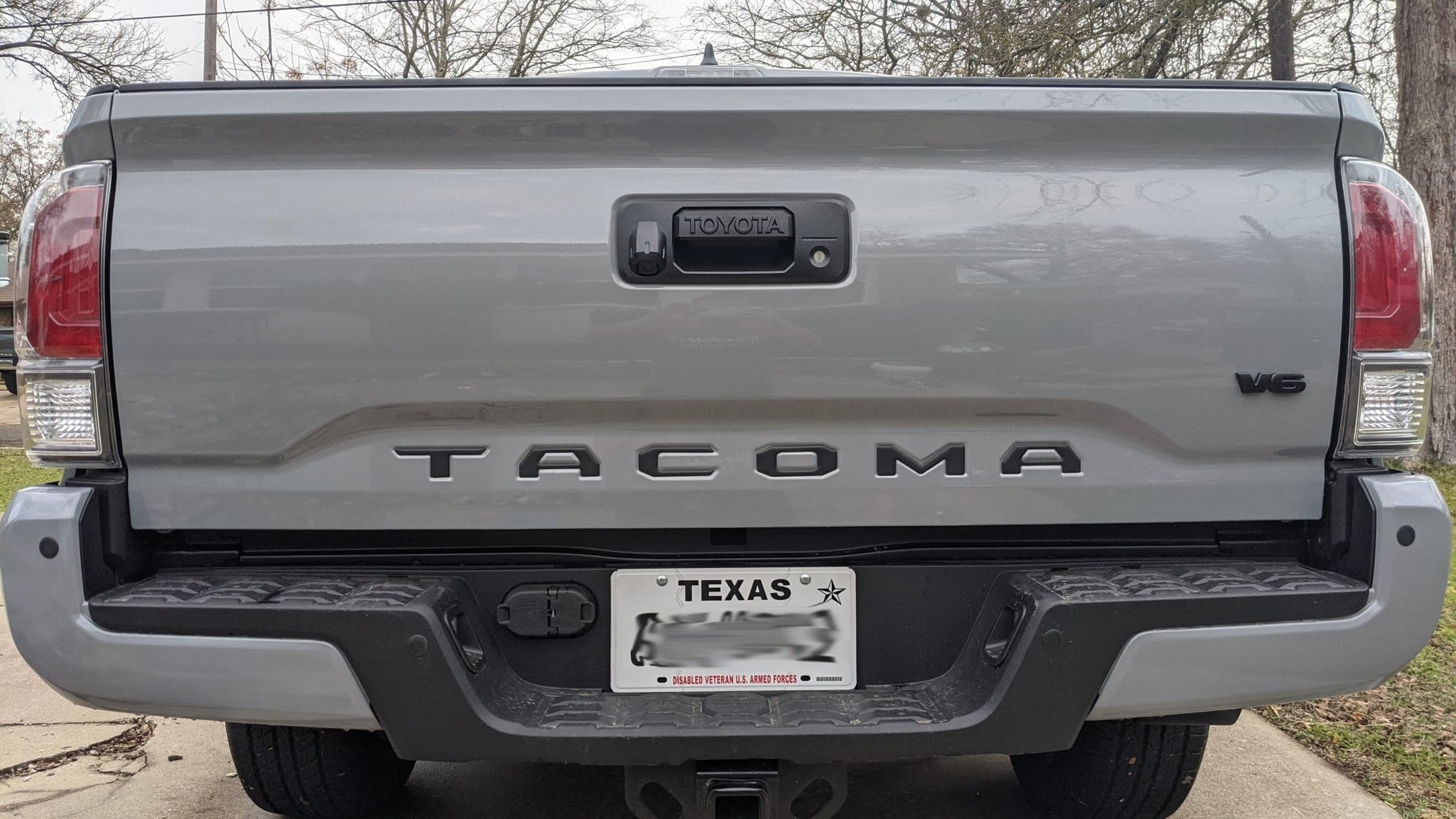 Toyota Tacoma Tailgate Lettering Inserts (2016 - 2023) - Custom Logo Decals for Truck Bed Inlays (SKU#14) - Texas Decal King, LLC